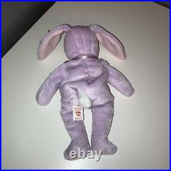 Retired TY Beanie Baby 1996 FLOPPITY Bunny with Multiple Rare Tag Errors