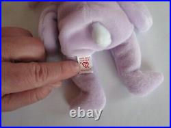 Retired TY Beanie Baby 1996 FLOPPITY Bunny with Rare Origiinal & Suface Errors Retired TY Beanie Baby 1996 FLOPPITY Bunny with Rare Origiinal & Suface Errors