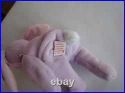 Retired TY Beanie Baby 1996 FLOPPITY Bunny with Rare Origiinal & Suface Errors Retired TY Beanie Baby 1996 FLOPPITY Bunny with Rare Origiinal & Suface Errors