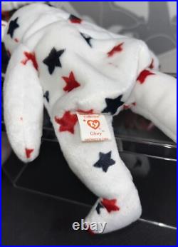 Retired Ty Glory The Bear (rare) Beanie Baby With Errors/ Oddities