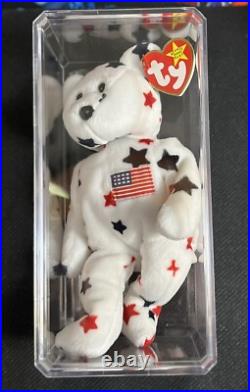 Retired Ty Glory The Bear (rare) Beanie Baby With Errors/ Oddities