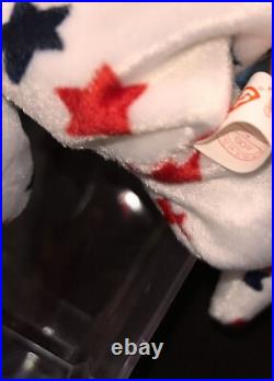 Retired Ty Glory The Bear (rare) Beanie Baby With Errors/ Oddities