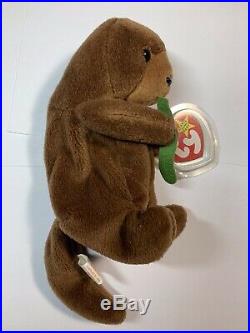 Retired Ty Seaweed The Otter Beanie Baby Rare Tag Errors And Features MWMT