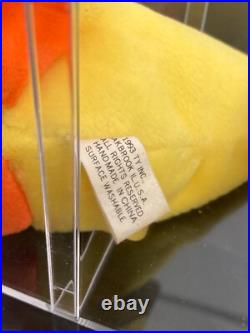 Retired Wingless Quackers 1994 Ty Beanie Baby 6 Duck Authenticated Very Rare Retired Wingless Quackers 1994 Ty Beanie Baby 6 Duck Authenticated Very Rare