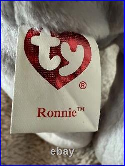 Ronnie -2003 ERRORS RARE VINTAGE TY Beanie Baby