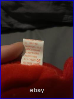 Rover the beanie baby, 1996 Rare with errors and PVC PELLETS