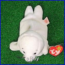 SEAMORE The SEAL 1996 Retired TY BEANIE BABY Rare PVC Plush Toy NO STAR MWMT