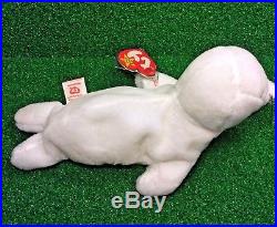SEAMORE The SEAL 1996 Retired TY BEANIE BABY Rare PVC Plush Toy NO STAR MWMT