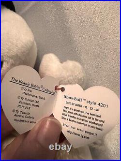 SNOWBALL TY Beanie Babies Rare