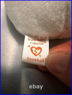 SNOWBALL TY Beanie Babies Rare