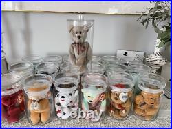 SUPER RARE 1999 Signature Bear Ty Beanie Baby Tag Errors PE Pellets MINT WOW