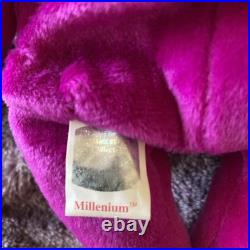 SUPER RARE 7 Errors TY Beanie Babies Millennium/Milenium Bear Retired