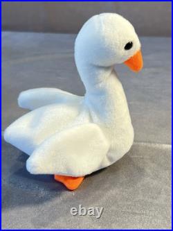SUPER RARE SHORT BILL Ty Beanie Baby Gracie Swan MINT Tag Errors SUPER RARE SHORT BILL Ty Beanie Baby Gracie Swan MINT Tag Errors