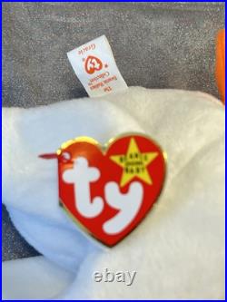 SUPER RARE SHORT BILL Ty Beanie Baby Gracie Swan MINT Tag Errors SUPER RARE SHORT BILL Ty Beanie Baby Gracie Swan MINT Tag Errors