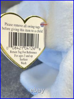 SUPER RARE SHORT BILL Ty Beanie Baby Gracie Swan MINT Tag Errors SUPER RARE SHORT BILL Ty Beanie Baby Gracie Swan MINT Tag Errors