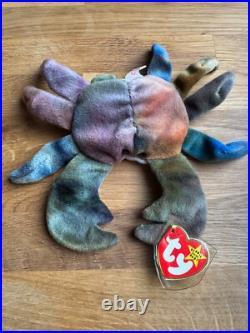 SUPER RARE Ty Beanie Babies Claude the Crab Missing Antennas! Plus Errors SUPER RARE Ty Beanie Babies Claude the Crab Missing Antennas! Plus Errors