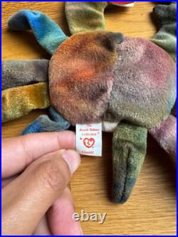 SUPER RARE Ty Beanie Babies Claude the Crab Missing Antennas! Plus Errors SUPER RARE Ty Beanie Babies Claude the Crab Missing Antennas! Plus Errors