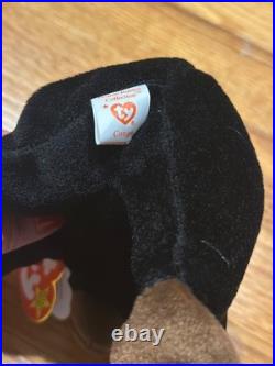 SUPER RARE Ty Beanie Baby Congo 1996 Tush Tag sewing error, Face and Tag errors