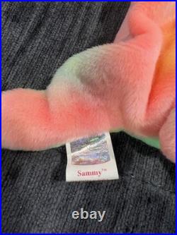 Sammy Bear TY Beanie Babies Rare and Retired