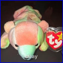 Sammy TY Beanie Baby (Retired) 1998 Mint RARE Hologram Tag TAG ERRORS