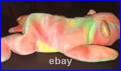 Sammy TY Beanie Baby (Retired) 1998 Mint RARE Hologram Tag TAG ERRORS