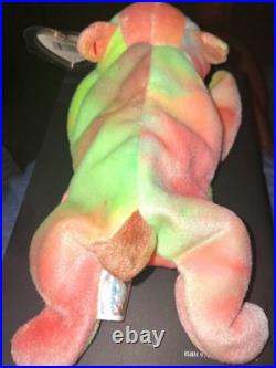 Sammy TY Beanie Baby (Retired) 1998 Mint RARE Hologram Tag TAG ERRORS