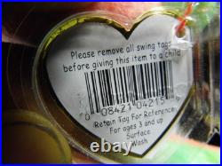 Sammy TY Beanie Baby (Retired) 1998 RARE Hologram Tag TAG ERRORS 1997 1998