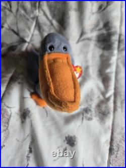 Scoop The Pelican TY BEANIE BABY Tag Errors Rare RETIRED 1996