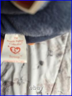 Scoop The Pelican TY BEANIE BABY Tag Errors Rare RETIRED 1996