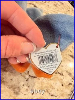 Scoop the Pelican Beanie Baby With ERRORS VERY RARE Retired TY 1996