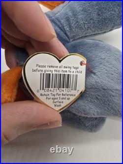 Scoop the Pelican Beanie Baby With ERRORS VERY RARE Retired TY 1996