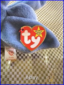 Scoop the Pelican? RARE ERRORS? (Style #4107) Ty Beanie Babies, 1996