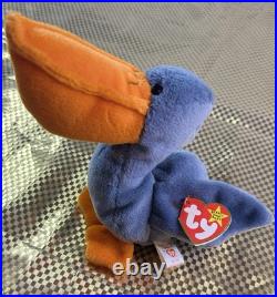 Scoop the Pelican? RARE ERRORS? (Style #4107) Ty Beanie Babies, 1996