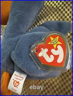 Scoop the Pelican? RARE ERRORS? (Style #4107) Ty Beanie Babies, 1996