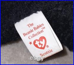 Scottie Ty Beanie Baby The Dog Rare Retired With PVC Pellets And Tag Errors Scottie Ty Beanie Baby The Dog Rare Retired With PVC Pellets And Tag Errors