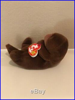 Seaweed Beanie Baby- TY Seaweed the Otter Rare tag errors! Vintage 1995/1996