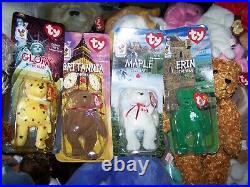 Set of 4 Mcdonalds TY TEENIE BEANIE BABIES RARE FIND