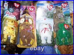 Set of 4 Mcdonalds TY TEENIE BEANIE BABIES RARE FIND