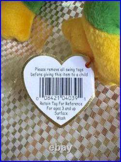 Smoochy The Frog? RARE ERRORS? NM Ty Beanie Babies, 1997 Smoochy The Frog? RARE ERRORS? NM Ty Beanie Babies, 1997