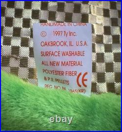 Smoochy The Frog? RARE ERRORS? NM Ty Beanie Babies, 1997 Smoochy The Frog? RARE ERRORS? NM Ty Beanie Babies, 1997