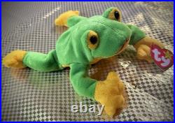 Smoochy The Frog? RARE ERRORS? NM Ty Beanie Babies, 1997 Smoochy The Frog? RARE ERRORS? NM Ty Beanie Babies, 1997