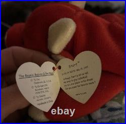 Snort The Red Bull 1995 TY Beanie Baby Extremely RARE & RETIRED PVC Tag Errors