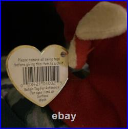 Snort The Red Bull 1995 TY Beanie Baby Extremely RARE & RETIRED PVC Tag Errors