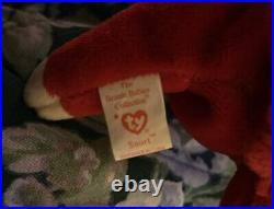 Snort The Red Bull 1995 TY Beanie Baby Extremely RARE & RETIRED PVC Tag Errors