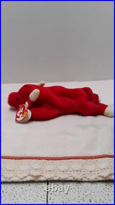 Snort The Red Bull 1995 TY Beanie Original Baby RARE ERROR & RETIRED Snort The Red Bull 1995 TY Beanie Original Baby RARE ERROR & RETIRED