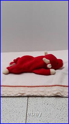 Snort The Red Bull 1995 TY Beanie Original Baby RARE ERROR & RETIRED Snort The Red Bull 1995 TY Beanie Original Baby RARE ERROR & RETIRED