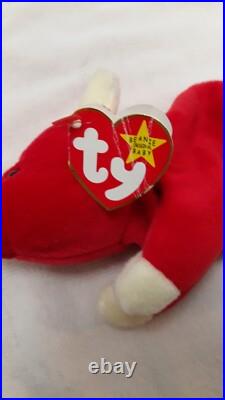 Snort The Red Bull 1995 TY Beanie Original Baby RARE ERROR & RETIRED Snort The Red Bull 1995 TY Beanie Original Baby RARE ERROR & RETIRED