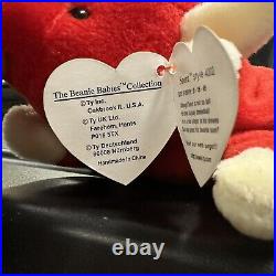 Snort The Red Bull Style 4002 Rare Error Beanie Baby Tag Errors