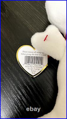 Spooky the Ghost beanie baby TY Retired 1995 Rare Tag Errors! Style 4090