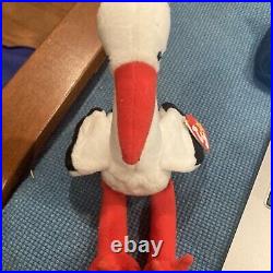 Stilts The Stork Ty Beanie Baby RARE with Tag Errors